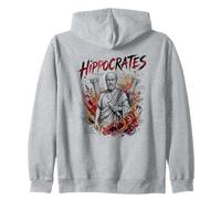 Hipócrates Filósofo de la Medicina Griega Antigua Sudadera con Capucha