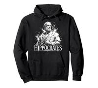 Hipócrates Icono de médico de Medicina Griega Antigua Sudadera con Capucha