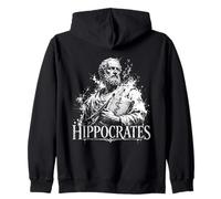 Hipócrates Icono de médico de Medicina Griega Antigua Sudadera con Capucha
