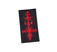 Hipocresía, Metal negro, dolor de la muerte, Punk Rock, Rammstein industrial, Lindemann, caos, cabeza de máquina bordada plancha en apliques de recuerdo accesorio