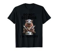 Hipopótamo Divertido Do Not Disturb I'm Hungry Camiseta