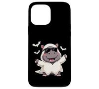 Hipopótamo Ghost Boo Cute Halloween Boo Hipopótamo Niños Carcasa para iPhone 13 Pro MAX