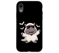 Hipopótamo Ghost Boo Cute Halloween Boo Hipopótamo Niños Carcasa para iPhone XR
