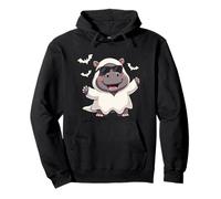 Hipopótamo Ghost Boo Cute Halloween Boo Hipopótamo Niños Sudadera con Capucha