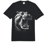 Hipopótamo gótico Grunge de los años 90 Urbano Animal Comfort Colors Adult Heavyweight T-Shirt