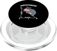 Hipopótamo Hipopótamo Hipopótamo Profesor de Matemáticas Juego de Palabras Animal Lin PopSockets PopGrip para MagSafe