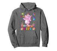 Hipopótamo It's My Birthday para niñas, hipopótamo para cumpleaños Sudadera con Capucha