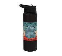 Hipopótamo, puedo parecer lindo, pero soy peligroso Stainless Steel Insulated Water Bottle