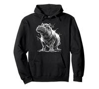 Hipopótamo Safari África Zoo Animal Lover Motivo Sudadera con Capucha