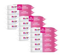 HiPP Babysanft 720 toallitas húmedas (3 unidades de 5 x 48 toallitas cada uno) con extracto de almendra orgánica, especialmente agradable para la piel, para una limpieza suave