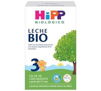 HiPP Biológico 3 - Leche para bebés Ecológica - 500 gr - Leche BIO para bebés a partir 12 meses - Contiene Lactosa, Omega-3, Vitmainas C y D - Sin GMO - Especial fácil digestión