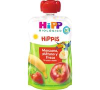 Hipp Bolsita Manzana, Plátano y Fresa 100 g