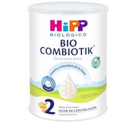 HiPP Combiotik 2 - Leche para bebés Ecológica - 800 gr - Leche BIO para bebés de 6 a 12 meses - Contiene Lactosa, Omega-3, Prebióticos, Vitaminas C y D - Sin GMO - Especial fácil digestión