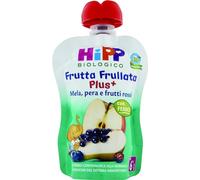 Hipp Frutta Frullata Plus+ Mela Pera e Frutti Rossi + Zinco, 90g