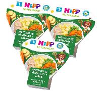 HiPP Salteado de Verduras, Carne, Patatas y Guisantes BIO +1 Año 3x250 gr