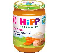 Tarrito de Arroz con Zanahoria y Ternera +4 Meses 190 gr