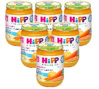 HiPP Tarrito de Salmón con Zanahoria y Patata BIO +6m 6x190 gr