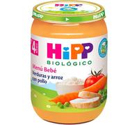 Hipp Tarrito Verduras Arroz con Pollo Bio +4M 190g