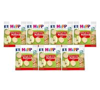 HiPP - Tortitas de Arroz con Manzana Bio - Pack de 7 - Snack Sin Gluten y Vegano - Ingredientes Ecológicos y Vitamina B1 - Fuente Natural de Energía y Antioxidantes - 7x30g