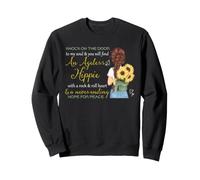 Hippie Ageless Soul Girasol Peace Rock Heart Vibe Sudadera