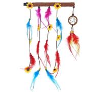 Hippie Atrapasueños Tocado Adulto 60s 70s Woodstock Disfraz Festival Accesorio