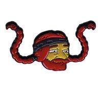 Hippie Braids Country Singer Music Artist Legend Marihuana Weed Pot Canna nimated Cartoon Comedia TV Show Animation Funny Humor Joke 3.2 cm Esmalte Pin Badge, 1.25 Inches, Esmalte, Esmalte
