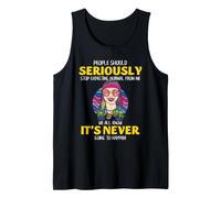 Hippie Deja de Esperar lo Normal de mí, Divertida Cita de Paz Camiseta sin Mangas