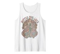Hippie for Life - Camiseta Retro Boho Vintage Peace Love 60s Camiseta sin Mangas