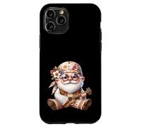 Hippie GNOME Men 70s Groovy Hippie Pants Funny Guitar Carcasa para iPhone 11 Pro