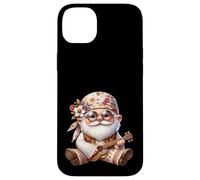 Hippie GNOME Men 70s Groovy Hippie Pants Funny Guitar Carcasa para iPhone 14 Plus