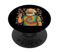 Hippie Karl Marx - Comunismo PopSockets PopGrip Adhesivo