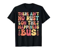Hippie, la Paz y la bondad no se oxidan en el autobús de la Felicidad Camiseta