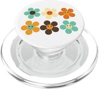 Hippie Retro Flower Power Kawaii Flowers Floral 60s 70s PopSockets PopGrip para MagSafe
