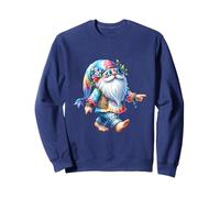 Hippie Santa Graphic For Women Men Kids Christmas In July Sudadera