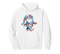 Hippie Santa Graphic For Women Men Kids Christmas In July Sudadera con Capucha