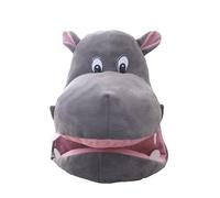 Hippo Costume - Cloth And PP Cotton, 11.81x13.78in Hippo Hat Soft And Breathable Design, Cute Animal Costume Accessory for Parties, Cosplay Events, Halloween, Photo Shoots, Fun Gatherings