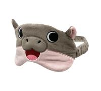 Hippo Sleep for Travel, Plush Eye for Naps, Soft Sleep Masque for Rest, Cute Plush Eye Covers, Comfortable Sleep for Napping, Travel Sleep for Comfort, Plush Eye Masque