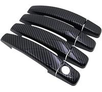 hippoca Coche Cubierta Manija Puerta para Opel Corsa E 2014 2015 2016 2017 2018 2019, Tiradores Exteriores de Coche Accesorios de Estilo de Coche