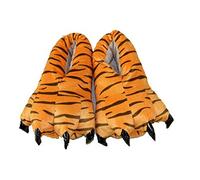 hippolo FashionFits Unisex suave felpa casa zapatillas zapatos de garra de huella de Animal Disfraz leopardo M(EUR31-38)