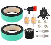 Hippotech 47 083 03-S Filtro de aire 24 393 16-S Bomba de combustible para Kohler CH18 CH20 CH22 CH23 CH25 CV1-CV23 Motor cortacésped 12 050 01-S Kit de afinación de filtro de aceite Reemplazo 47 883