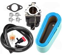 Hippotech 640065A 640065 Carburador con 36356 36357 Filtro de aire para Tecumseh 640065A 640065 OHV125 OHV130 OVH135 OHV110 OHV115 OHV120 OV358EA Cortacésped