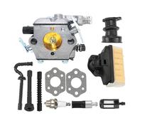 Hippotech Carburador C1Q-S11E Carburador para Zama C1Q-S11G con línea de filtro de aceite combustible para STIHL 021 MS210 023 MS230 025 MS250 Motosierra Reemplaza 1123-120-0603