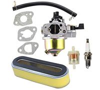 Hippotech Carburador con filtro de aire compatible con Honda GXV120 GXV140 GXV160 Motor HR194 HR195 HR214 HRA214 HR215 HR216 HRA216 HRC216