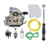 Hippotech Carburador con filtro de aire Filtro de línea de combustible para Husqvarna 235 235E 236 236E 240 240E Motosierra