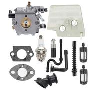 Hippotech Carburador WT-194 con filtro de aire para Stihl 024 026 MS240 MS260 024AV 024S Walbro WT-194-1 WT-22 Motosierras Carb Reemplaza 11211200611
