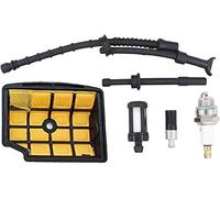 Hippotech Filtro de aire y bujía con tubo de combustible para STIHL 020T MS200 MS200T