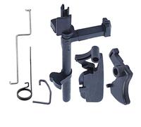 Hippotech Gatillo del acelerador y bloqueo de seguridad con kit de resorte del eje del interruptor de la varilla del estrangulador para STIHL 017 018 MS 170 180 Motosierra