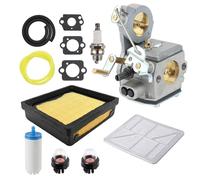 Hippotech Kit de carburador K750 con filtros de aire de repuesto para sierras de corte Husqvarna Partner K750 para Zama C3-EL53, sustituye a # 578 24 34-01 5782434-01