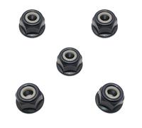 Hippotech Paquete de 5 10 mm x 1.0 Rosca izquierda Cepillo Tuerca Perno Tuerca para Stihl FS44 FS55 FS80 KM FS75 FS83 FS85 FS90 FS100 FS120 FS130 200 FS250 4126 642 7600