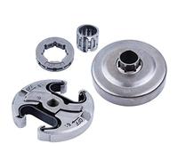 Hippotech Tambor de piñón y embrague para motosierra Husqvarna 340, 345, 350, 445, 450